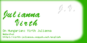 julianna virth business card